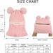 XIAOHAWANG Winter Baby Hood Hat with Earflaps and Scarf, Pink Pompom - 6-24 Months - Buy Online on GoSupps.com