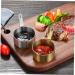 MAGICLULU 5pcs Stainless Steel Sauce Cup Sauce Container Stainless Steel Seasoning Cup Mini Condiments Food Portioner Ketchup Dipping Bowls Sauce Bowl with Handle Pinch Dip Cups Household mediumx5pcs Goldenx5pcs - Buy Online on GoSupps.com