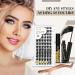B&Q Eyelash Extension Kit B07 | 72Pcs Individual Lashes | Cluster Lashes DIY Kit with Tweezers and Bond | D-8-16 MIX B 07-Kit - Buy Online on GoSupps.com