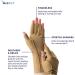Isotoner Arthritis Compression Gloves - Camel, Small, Open Finger - 1 Pair - Buy Online on GoSupps.com