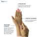 Isotoner Arthritis Compression Gloves - Camel, Size Large, Open Finger Design - Joint Pain Relief for Women & Men - Buy Online on GoSupps.com