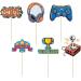 Gyufise 36Pcs Video Game Cupcake Toppers Game On Controllers Cupcake Picks GamePad Cake Decorations for Game Theme Baby Shower Kids Boys Girls Birthday Anniversary Party Decorations Supplies - Buy Online on GoSupps.com