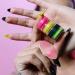 Sewroro Palette de Nail Art en R sine Dor e 6 Pi ces Plateau de M lange de Couleurs pour Manucure Imitation Agate Texture Lisse Facile Nettoyer Outil Professionnel pour - Buy Online on GoSupps.com