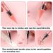 Wax Pencil Rhinestone Picker Set - 2 Acrylic Handle Dual-Ended Pens with 4 Extra Wax Tips and Nail Art Tweezer - Buy Online on GoSupps.com