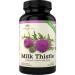 Organic Milk Thistle | Non GMO 2000mg 4X Concentrated Vegan Daily Supplement w/Silymarin Seed Extract for Liver Support, Detox and Cleanse - 60 Veggie Capsules