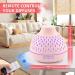 SPLITSKY 400ML Essential Oil Diffuser with Remote Control - Pink Nebulizer for Aromatherapy and Air Humidification - Buy Online on GoSupps.com