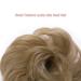 Buy 2PCs Hair Tie & Extensions - Realistic Ash Blond Bun & Thickening Rubber Bands | 70g/Pack - Buy Online on GoSupps.com