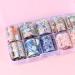 Flower Nail Foil 10 Sheet Vintage Floral Nail Transfers Decal Colorful Manicure Sticker for Wedding Party Holiday (Style D) - Buy Online on GoSupps.com