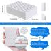 8 Pack Magic Eraser Sponge - Dirt Remover for Kitchen Walls & Household Cleaning | 11x7x2cm | Starch Cleaning Sponge - Buy Online on GoSupps.com