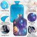 2L Hot Water Bottle with Cover - Pain Relief Heating Bag for Cold & Heat Therapy Menstrual Cramps Feet & Hand Warmer - Solar System Design - Buy Online on GoSupps.com