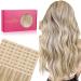 If-of-hearted tape extensions real hair 40PCs 80g 30cm 12 inch dirty blonde highlights bleach blond hair extension real hair extensions tape invisible tape in extensions real hair extensions 30cm-80g #18a/613a dirty blonde highlights blonde