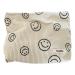 DSDFIDn Velvet Makeup Bag Cosmetic Bag for Women Large Capacity Canvas Makeup Bags Travel Toiletry Bag Accessories Organizer Purse beige smile