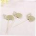 BRIGHTFUFU 3pcs Elephant Cupcake Picks Fruit Cake Topper Baby Shower Cocktail Picks Valentine Wedding Birthday Party Fruitcakes Appetizers Top Hat Food Makeup Flash Golden medium - Buy Online on GoSupps.com