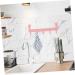 STOBAZA 2pcs Shower Towel Bar Towel Hanger Door Towel Rack Traceless Hooks Hook up Household Clothes Hook - Buy Online on GoSupps.com