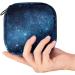 Green Galaxy Starry Sky Sanitary Napkin Storage Bag - Large Capacity Menstrual Cup Pouch & Makeup Organizer - Buy Online on GoSupps.com