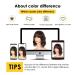 ENTRANCED STYLES Dark Brown Wig with Blonde Highlights - Natural Short Wavy Bob with Bangs, Heat Resistant Synthetic for Daily & Party Use, 12â€‌ - Buy Online on GoSupps.com