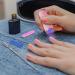 Chumia Mini UV LED Nail Lamp for Gel Nails - Portable Manicure Tool with Nail Cuticle Pusher and Files (Pink) - Buy Online on GoSupps.com