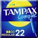 Tampax Compak Regular Tampons with Applicator - 22 Pieces | Discreet Protection Against Leaks - Fresh & Reliable Shipping Worldwide - Buy Online on GoSupps.com