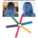 6 Colour Hair Chalk Temporary Hair Dye in Vibrant Colours Simple Hair Colour Kit Girls Wash Out Hair Dye for Dark and Light Hair DIY Cosplay Hair Colouring - Buy Online on GoSupps.com