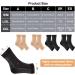 4 Pairs Neuro Socks for Men and Women Compression Socks Medical Neuropathy Socks Plantar Fasciitis Socks Sprained Ankle Support Breathable Anti-Slip Foot Support Brace for Pain Relief L/XL Black Skin - Buy Online on GoSupps.com