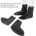 Seafront Halal Leather Socks - Waterproof Zippered Muslim Socks for Camping & Hunting | Warm Non-Slip PU Leather Black - Buy Online on GoSupps.com