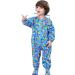 De feuilles Kids Button Rain Suit | Waterproof Hooded Raincoat Jumpsuit 4-6 Years Blue Cars - Buy Online on GoSupps.com