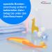 Wellsamed Fantasy 2 Children's Toothbrush - Bright Orange-Blue Set of 6 for Kids & Babies - International Shipping Available - Buy Online on GoSupps.com