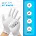100% White Cotton Gloves for Eczema - 8 Pairs with Wash Bag | Moisturizing & Sleeping Spa Gloves for Dry Hands | Lotion Gloves Overnight for Women & Men - Buy Online on GoSupps.com