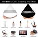 12-Piece Portable Soft Sponge Powder Puff Set for Loose Body Powder - Black and White - Buy Online on GoSupps.com