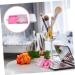 Housoutil 6-Pcs Multicolor Eyelash Curler & Organizer with Diamond Design | Pink Eyelash Storage Box for Eyelash Packaging | International Shipping Available - Buy Online on GoSupps.com