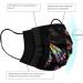 Zewuai 10-100PC Adult Women Butterfly Print Black Disposable Face_Mask 3Ply Non-Woven Breathable Face Bandana- Made in US. B-10pc - Buy Online on GoSupps.com