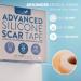 Soft Medical Grade Silicone Tape for Scars - Reduce Surgical C-Section Keloid & Acne Scars - 1.6" x 120" (Pack of 1 - Buy Online on GoSupps.com
