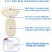 12 Pairs High Heel Cushion Inserts Comfortable Shoe Fillers for Women's Shoes, Prevent Heel Rubbing and Slippery Metatarsals - Buy Online on GoSupps.com