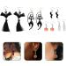 20 Pcs Halloween Earrings Festival Earrings Party Women (Assorted Color) - Buy Online on GoSupps.com