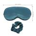 Buy Satin Scrunchies Hair Ties & Silk Sleeping Eye Masks Set - Soft & Stylish Accessories for Women & Men - International Shipping Available - Buy Online on GoSupps.com
