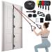 Brebebe Door Anchor Strap for Resistance Bands Exercises, Multi Point Anchor Gym Attachment for Home Fitness, Portable Door Band Resistance Workout Equipment, Easy to Install, Punch-Free, Nail-Free 14 pc set (Anchor + 150