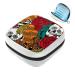GIAPB Sanitary Napkin Storage Bag Period Bag Tampon Bag Makeup Bag Pad Pouch Art Colorful Skull Pattern Color1136