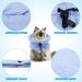 PEUTIER Cat Recovery Collar Soft Adjustable Cat Cone Cat Elizabethan Collar Cat Neck Protective Collar Neck Collar After Surgery for Cats Kitten Prevent from Licking Wounds (S) - Buy Online on GoSupps.com
