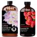 Lotus Essential Oil 16 Fl Oz and Strawberry Essential Oil 4 Fl Oz for Diffuser Humidifier Yoga Cleaning DIY Candle Soap Making Perfume Gift for Essential Oils