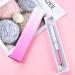 Yasterd 100% Pure Kolinsky Acrylic Nail Brush - Size 8 Crimped Oval | Pink Rhinestone Metal Handle | Professional Manicure Tool - Buy Online on GoSupps.com