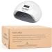 NAILGIRLS 150W UV LED Nail Lamp for Home Salon - Gel Polish Dryer with Timer Presets and Auto Sensor - White - Buy Online on GoSupps.com