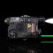 Ratulie Upgraded PEQ 15 Model Green Laser & IR Flashlight Combo - 270 Lumens for AEG GBB CQB Rifle - Airsoft Black - Buy Online on GoSupps.com