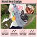 Dog Carrier Bag - Natuya Hands-Free Pet Bag for Dogs & Cats (Gray Waves) | Ideal for 5-15 lbs Pets - International Shipping Available - Buy Online on GoSupps.com
