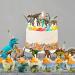 24 Pcs Card Cupcake Dinosaur Cake Toppers/Cupcake Wrappers Cake Insert Decoration Supplies for Kids Party Dinosaur Theme Party Cake Decor Accessories - Buy Online on GoSupps.com