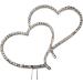 AKORD Wedding Birthday Cake Topper Decoration Crystal Silver 6.4 x 5.5 x 4.5 cm - Buy Online on GoSupps.com