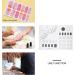 Lurrose Nail Art Stamping Mats Silicone Nail Training Mat Trainer Sheet for Application Practice As Shown - Buy Online on GoSupps.com