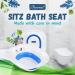 Fivona Unisex Sitz Bath Seat for Hemorrhoid, Fissure, Postpartum Care - BPA Free, Ergonomic Anti-Spill Design - Universal Fit - Buy Online on GoSupps.com
