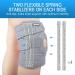 AVIDDA Open-Patella Knee Support Brace for Joint Pain & Sports Injury - Adjustable with 3 Straps (XS-M) - Gray - 1 Pair - Buy Online on GoSupps.com