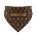printplanet - Dog scarf with name or text - Scarf for dogs - Layout logo pattern - Size M Size M Logo pattern