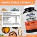Organic Ashwagandha 1150mg Capsules with Blueberry, Turmeric, Ginger & Black Pepper | Mood, Anxiety & Stress Relief | Max Strength Root Extract - 5% Withanolides | 120 Count - Buy Online on GoSupps.com